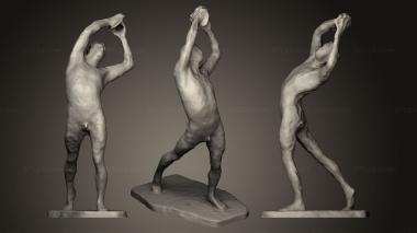 Figurines of people Discobolus 3d model
